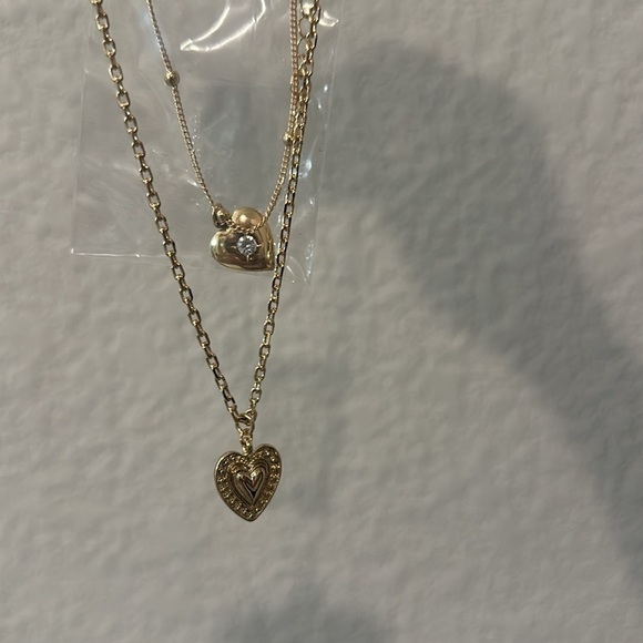 Ettika double heart charm necklace NWT - Picture 6 of 6